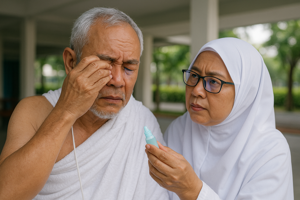 8 tips penjagaan mata agar tidak pedih semasa musim haji